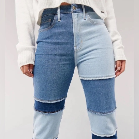 Hollister Patchwork Straight Jean - Picture 3 of 10